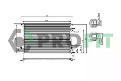 Радіатор кондиціонера PROFIT PR 5081C1